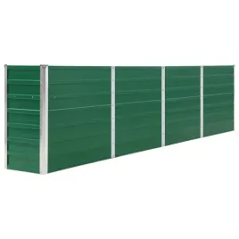 donica-prostokatna-320-x-40-x-77-cm-zielona-stal-galwanizowana