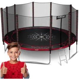 trampolina-ogrodowa-15ft-465cm-z-siatka-zewnetrzna-i-drabinka-neo-sport