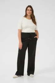 kaffe-czarne-spodnie-damskie-casual-z-wiazaniem-w-pasie-54-56-7ba