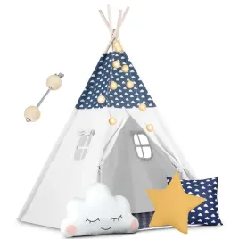 namiot-tipi-dla-dzieci-ze-swiatelkami-nukido-granatowy