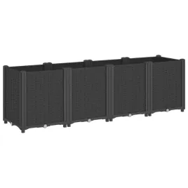 donica-ogrodowa-modulowa-czarna-rattanowa-160-x-40-x-53-cm
