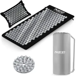 mata-do-akupresury-z-kolcami-neo-sport-ns-903-czarno-srebrna