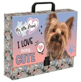 teczka-z-raczka-a4-9cm-my-little-friend-grey-york-majewski