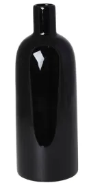 wazon-na-kwiaty-ceramiczny-czarny-8-x-23-cm-dekoracyjny-do-salonu