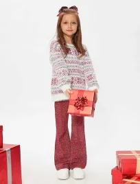 koton-dziewczece-legginsy-dzwony-w-pepite-czerwone-116-122-7ba