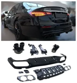 dyfuzor-mercedes-w213-koncowki-black-look-amg