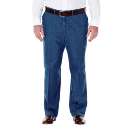 haggar-niebieskie-jeansy-proste-z-dluga-nogawka-i-mankietem-50-32-7ba