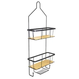 polka-lazienkowa-wiszaca-polka-pod-prysznic-wiszaca-haczyki-wieszak-loft