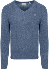 gant-welniany-sweter-meski-z-dekoltem-v-melanz-niebieski-l-7ba