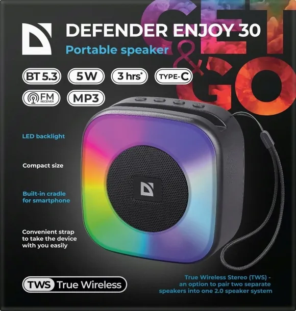 glosnik-defender-enjoy-30-bluetooth-5w-kolor-czarny