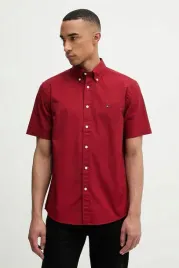 tommy-hilfiger-czerwona-koszula-casual-z-bawelny-z-kolnierzykiem-l-7ca