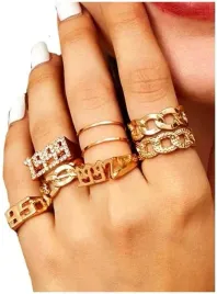 punkowy-retro-zloty-zestaw-pierscionkow-boho-gold