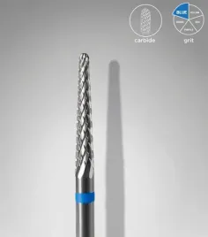 staleks-frez-z-weglika-spiekanego-stozek-niebieski-23-mm-14-mm-1-szt