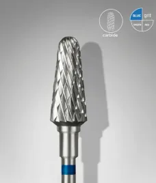 staleks-frez-z-weglika-spiekanego-stozek-sciety-niebieski-6-mm-14-mm-1-szt