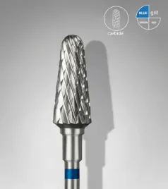 staleks-frez-z-weglika-spiekanego-stozek-niebieski-6-mm-14-mm-1-szt