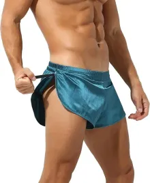 meskie-bokserki-satynowe-jockstrap-qiati-zielone-m