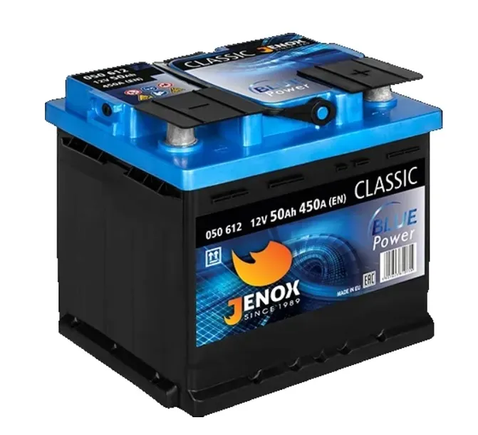 AKUMULATOR JENOX CLASSIC 12V 50AH 450A P+ GWARANCJA 3 LATA- RADOM