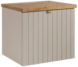 bezowa-lakierowana-szafka-pod-umywalke-51-cm-blat-drewno-front-frezowany