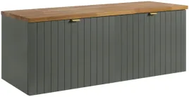 szafka-pod-umywalke-121-cm-zielen-lakier-blat-drewno-front-frezowany