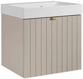 bezowa-szafka-z-umywalka-50-cm-lakierowana-frezowany-front-2-szuflady-mdf