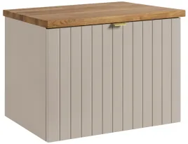 bezowa-lakierowana-szafka-pod-umywalke-61-cm-blat-drewno-front-frezowany
