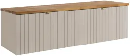 bezowa-lakierowana-szafka-pod-umywalke-161-cm-blat-drewno-front-frezowany