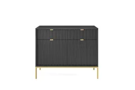 czarna-komoda-104-szuflady-drzwi-metal-zloty-loft