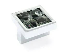 galka-kwadratowa-uchwyt-meblowy-metal-masywna-krysztal-czarny-chrom-40x40