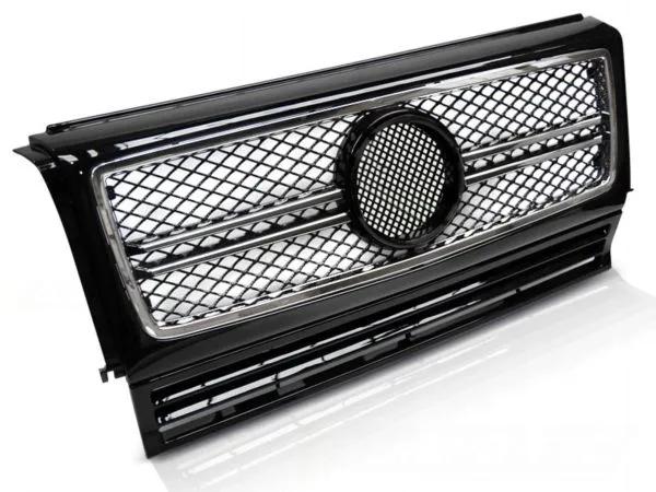 GRILL MERCEDES W463 90-12 AMG STYLE BLACK CHROME