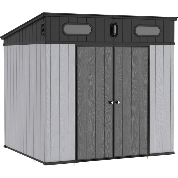 Domek Narzędziowy Premium Plastikowy do Ogrodu Corciano 240x210 cm Szopa