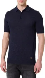 key-largo-plus-size-granatowa-koszulka-polo-melanz-krotki-rekaw-3xl-6fa