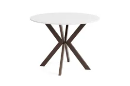 stol-rozkladany-okragly-evo-90-128-nogi-metal-braz-blat-bialy