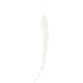 biala-zawieszka-choinkowa-sopel-z-koralikow-25-cm