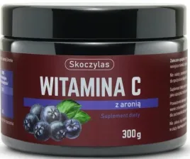 skoczylas-witamina-c-aronia-proszek-300g-czysty-sklad-suplement-diety