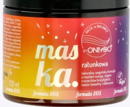 Onlybio ratunkowa maska do włosów 200 ml