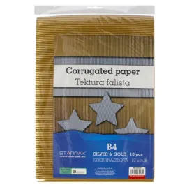 tektura-falista-b4-zlota-srebrna-300g-starpak