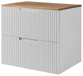 biala-szafka-pod-umywalke-vena-60-cm-z-blatem-dab-craft-ryflowana-wiszaca