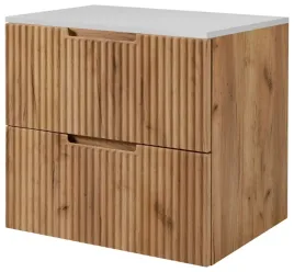 dab-craft-szafka-lazienkowa-vena-60-cm-z-bialym-blatem-wiszaca-ryflowana