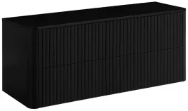 czarna-szafka-lazienkowa-linea-120-cm-z-blatem-wiszaca-ryflowana