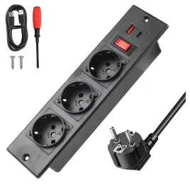 listwa-zasilajaca-do-zabudowy-3-gniazdka-ac-1-usb-a-1-usb-c-pd-20w-czarna