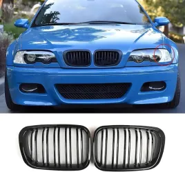 atrapy-grill-nerki-do-bmw-e46-coupe-cabrio-czarny-polysk-98-01-2d-przedlift