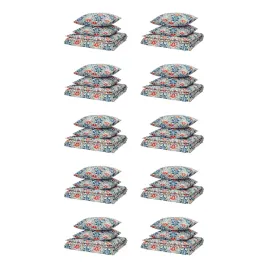 10-szt-komplet-poscieli-200x200-cm-kwiatowy-wzor-bawelna-lyocell