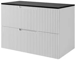 biala-szafka-lazienkowa-vena-80-cm-z-czarnym-blatem-wiszaca-ryflowana