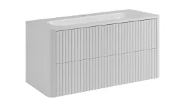 biala-szafka-lazienkowa-linea-100-cm-z-umywalka-z-konglomeratu-ryflowana