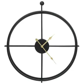 zelazny-zegar-scienny-minimalistyczny-bez-cyfr-czarny-52-cm