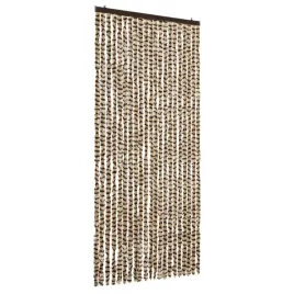 zaslona-przeciwko-owadom-90-x-220-cm-bezowo-brazowa-szenil-polipropyleno