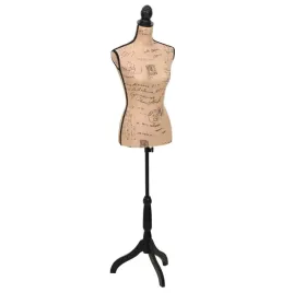 regulowany-manekin-damski-z-juty-brazowo-czarny-133-168-cm