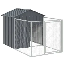 buda-dla-psa-z-wybiegiem-stal-galwanizowana-antracyt-117-x-201-x-123-cm