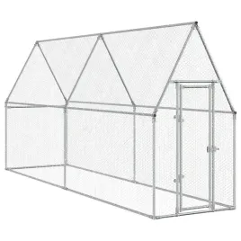 klatka-dla-kurczat-ogrodowa-z-galwanizowanej-stali-400x100x190-cm-srebrn