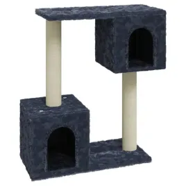 drapak-dla-kotow-ciemnoszary-55-x-22-x-60-cm-z-dwoma-domkami-i-platformami